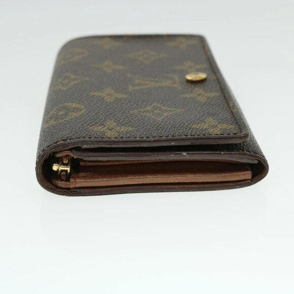 LOUIS VUITTON Monogram Porte Monnaie Billets Tresor Wallet M61730 LV Auth 52460 - Picture 5 of 15